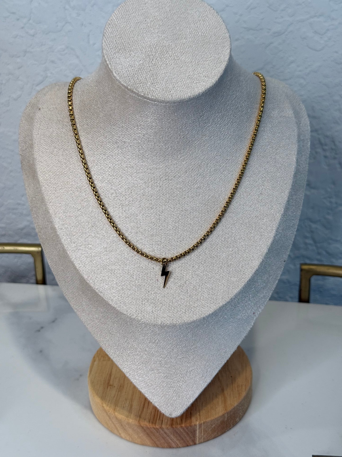 Retro Bolt Necklace