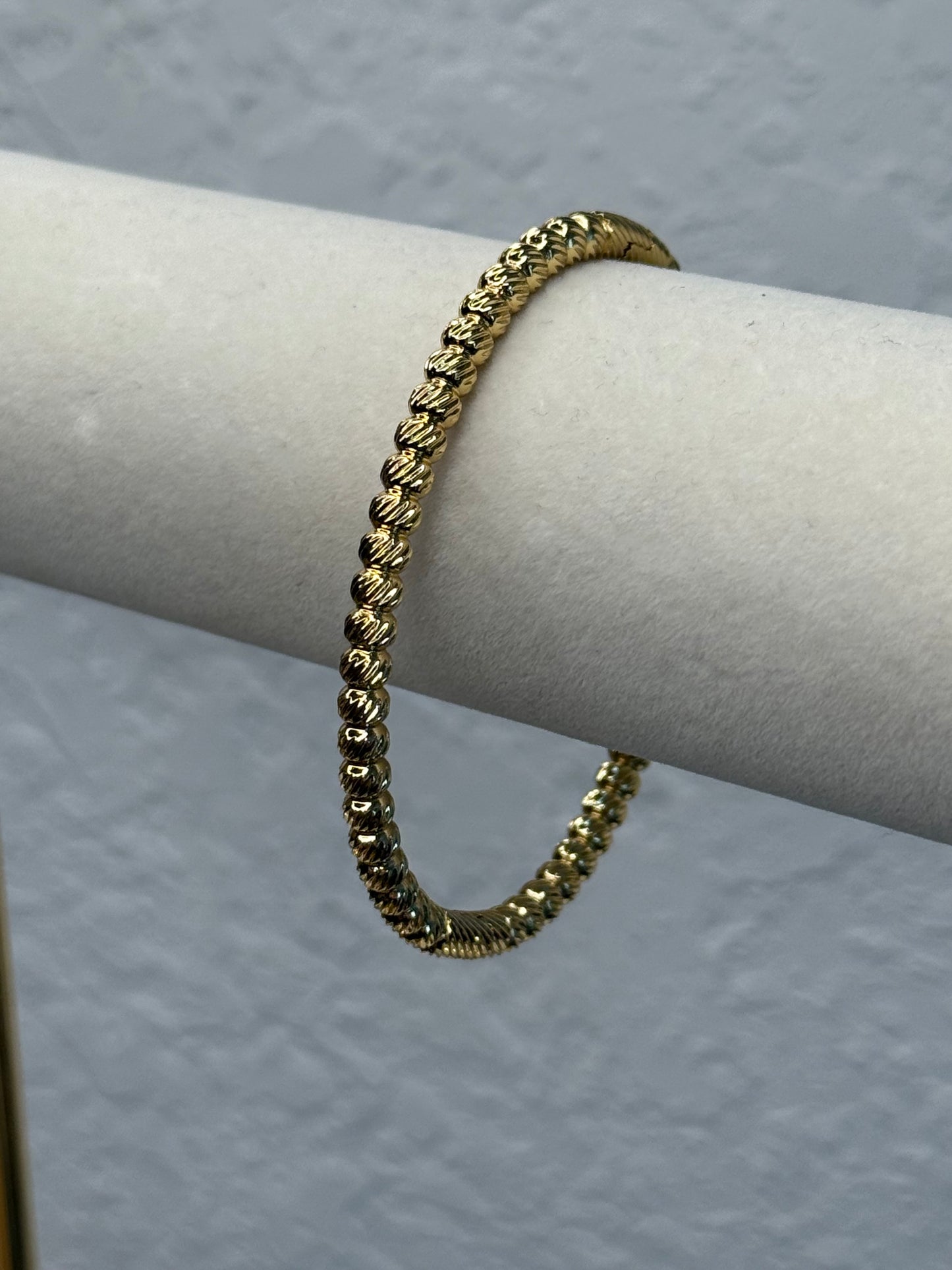 The Twisted Sphere Bangle